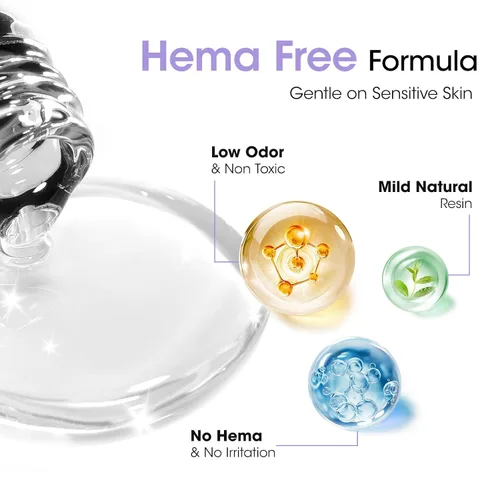 Miniatura 4 de GELLEN 20 ml de gel base y capa superior, capa superior brillante libre de hema y capa base para esmalte de uñas de gel, esmalte de uñas