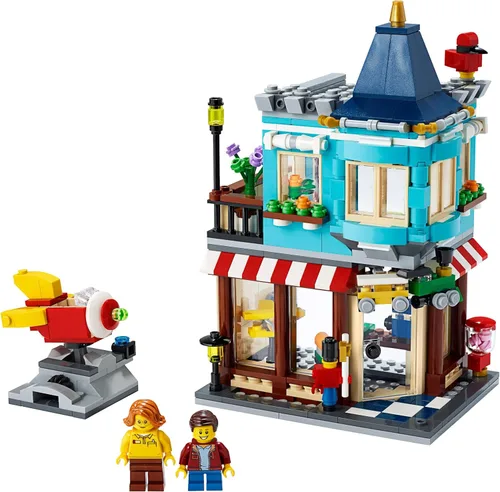 LEGO Creator - Tienda de juguetes de casa adosada 31105, 3 en 1, juguete genial para construir para niños (554 piezas)