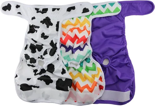 Miniatura 8 de Pañal para perros femeninos, reutilizable, lavable, duradero, absorbente, pañales, pantalones l2