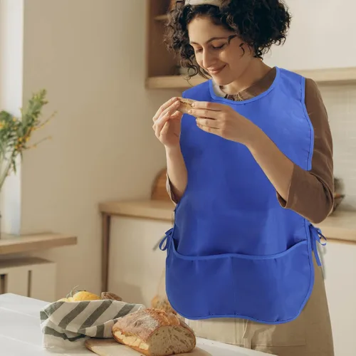 Miniatura 6 de VALICLUD Delantal impermeable con bolsillo Unisex Poliéster Cocina y Limpieza Chaleco Delantal para Pintura de Cocina y Uso Doméstico