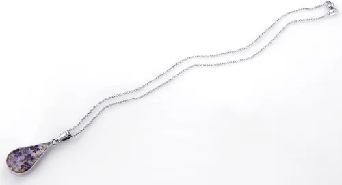 Miniatura 26 de Amazon Essentials Collar con colgante de flor prensada de plata de ley y oro sobre plata esterlina (anteriormente colección Amazon)