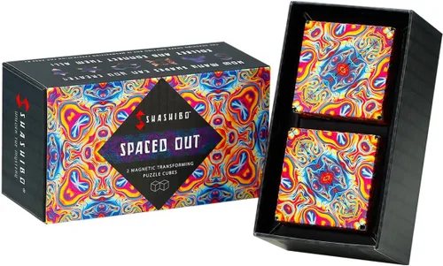 Miniatura 39 de SHASHIBO Anti Stress Cube - Award-Winning and Patented Infinity Cube with 36 Rare Earth Magnets - Extraordinary 3D Infinity Cube - Transforms into