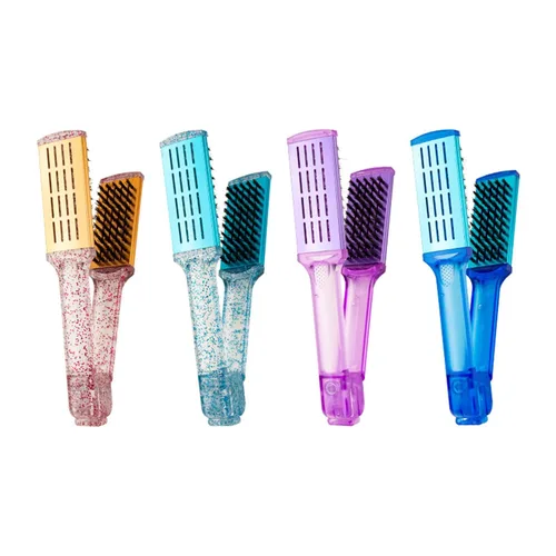 Miniatura 2 de Peine alisador de pelo en forma de V para mujeres y hombres, cepillos para el hogar, peluquero estilista, herramienta de peinado de doble cara