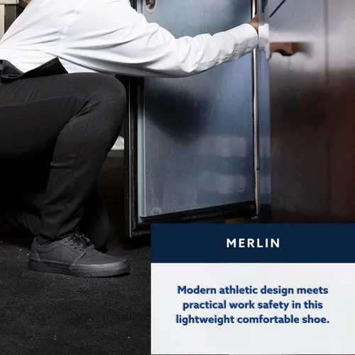 Miniatura 13 de Shoes for Crews Zapatillas unisex con suela antideslizante para trabajo – Cómodas, zapatos de trabajo antideslizantes para hombres y mujeres