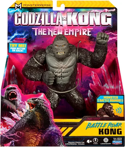 Miniatura 4 de Godzilla x Kong - Figura de Battle Roar Kong de 7 pulgadas por Playmates Toys