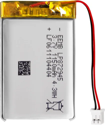 Miniatura 8 de EEMB Batería de polímero de litio 3.7V 1500mAh 103050 Lipo Batería recargable con conector JST de cable para altavoz y dispositivo inalámbrico