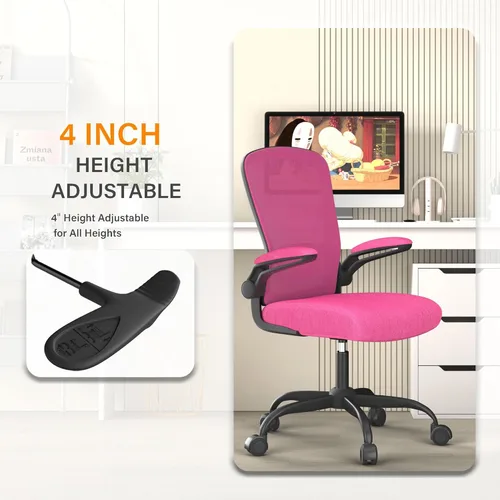 Miniatura 3 de Mimoglad Silla de Oficina, Silla de Escritorio Ergonómica con Soporte Lumbar Ajustable, Silla de Computadora de Malla de Respaldo Alto