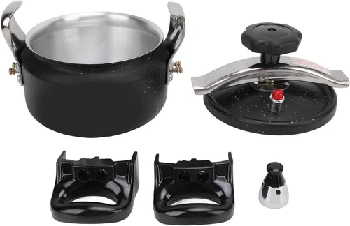 Miniatura 7 de Olla a presión de aluminio, olla a presión a prueba de explosiones para el hogar, olla a presión de gran capacidad para estufa de gas cocina