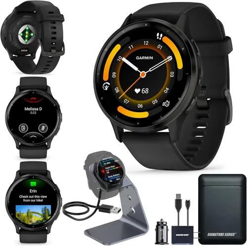 Miniatura 11 de Garmin Venu 3S Reloj inteligente GPS para correr con pantalla AMOLED, funciones avanzadas de salud y fitness, hasta 14 días de duración de batería