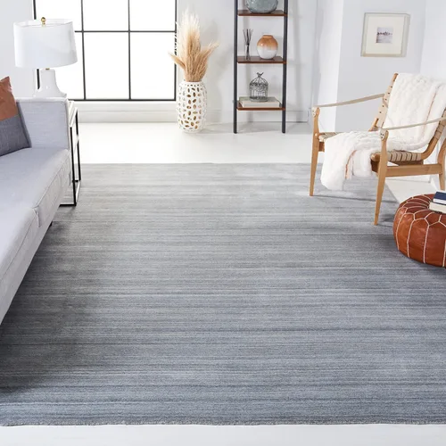 Miniatura 13 de SAFAVIEH Himalaya Collection - Alfombra decorativa, 3 x 5 pies, carbón, lana hecha a mano, ideal para zonas de alto tráfico en entrada, sala