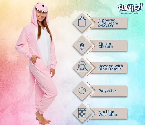 Miniatura 4 de Funziez! Mameluco ajustado para adultos, disfraz de Halloween de animales, traje de cosplay de una pieza de fruta de felpa para mujeres y hombres