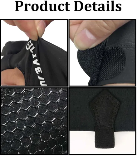 Miniatura 3 de Guante de piscina para mano izquierda, guantes de billar para mano izquierda 3 dedos