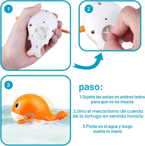 Miniatura 4 de Dwi Dowellin Juguete de baño para niños pequeños, juguete de bañera con juguetes de natación flotantes sin moho y tazas apilables, juego de pesca