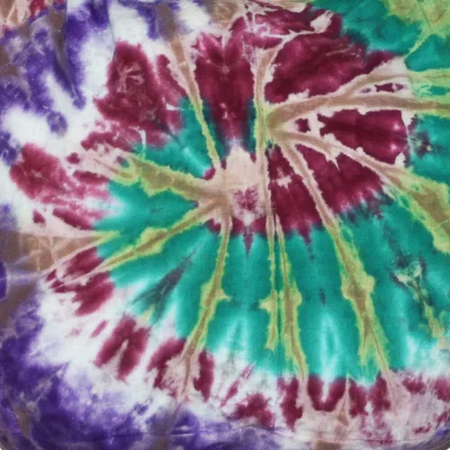Miniatura 4 de TIE DYE - Bolso cruzado bohemio hipster estilo hobo, hippie, tono blanco, 39 pulgadas