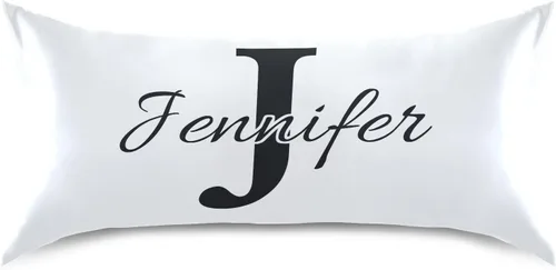 Miniatura 16 de Fundas de almohada negras personalizadas de seda con cierre de sobre, funda de almohada de satén tamaño estándar para personas que duermen