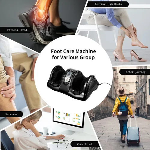 Miniatura 9 de Giantex Shiatsu - Máquina masajeadora de pies para pies, pierna y pantorrilla, tobillo para aliviar el dolor, regalo de spa, masaje de amasamiento