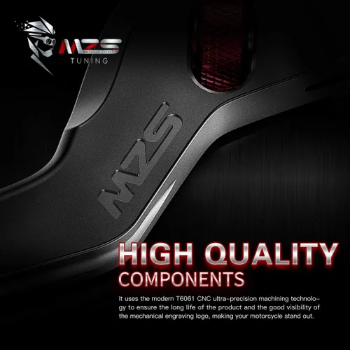 Miniatura 4 de MZS Palancas de embrague de freno de motocicleta negras rueda corta ajustable compatible con 749 848 999 1098 1198 899 959 1199 1299 Panigale Diavel