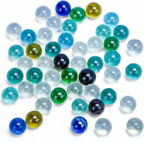Miniatura 9 de POPLAY Canicas para niños, 115 piezas de canicas de cristal ojo de gato, mezcla de 6 colores con caja de regalo, para juegos de mesa de damas