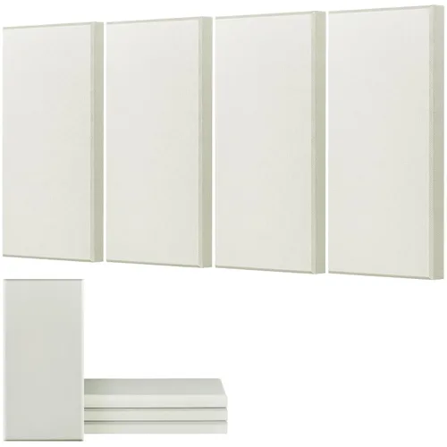 VEVOR 4 piezas de paneles acústicos, paneles de absorción de sonido de fibra de vidrio de 2 pulgadas de espesor y 23.6 x 11.8 pulgadas, tableros de