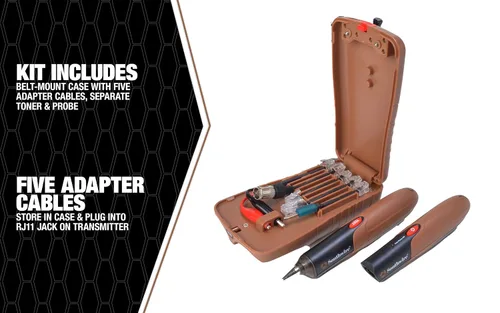 Miniatura 3 de Southwire T200K herramientas y equipo, kit de detector de cables y tonos, multiusos