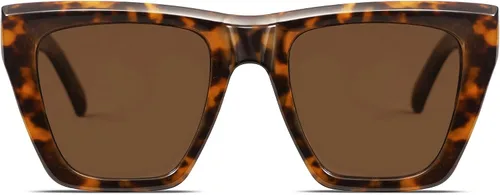 Miniatura 43 de SOJOS Fashion Oversized Square Cat Eye Polarized Sunglasses for Women Trendy Cateye Style Womens Sunglasses SJ2179
