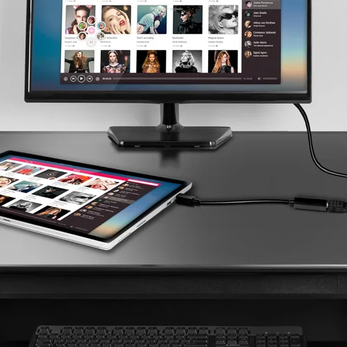 Miniatura 5 de THE CIMPLE CO Adaptador Mini DisplayPort a HDMI, convertidor de cable Thunderbolt a HDMI, funciona con DisplayPort (MiniDP), negro, paquete de 10