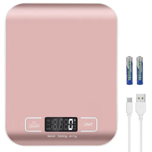 Miniatura 10 de Báscula digital de alimentos de cocina, báscula postal portátil para paquetes de pequeñas empresas, alimentos, productos hechos a mano, líquidos