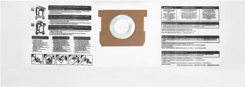Miniatura 8 de Paquete de 15 bolsas de filtro de repuesto de 5 a 8 galones para aspiradora tipo E-9066100, 90661, 9066133, tipo H para S90671 9067100 9067133