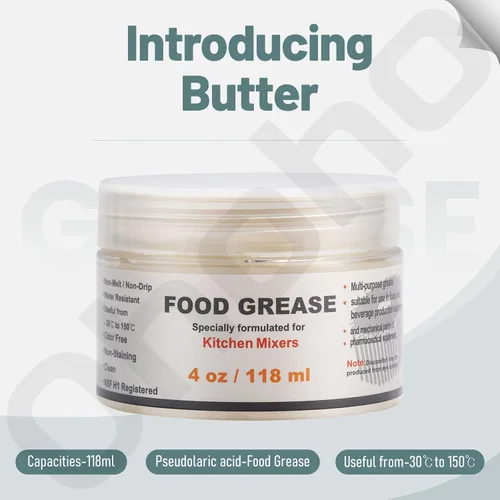 Miniatura 2 de Grasa de grado alimenticio de 4 oz para batidora de pie KitchenAid, universalmente compatible con batidora de pie de cocina - Mantiene