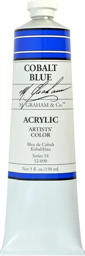 Miniatura 50 de M. Graham - Pintura acrílica de tubo de 2 onzas, carmesí Alizarin Alizarin Crimson