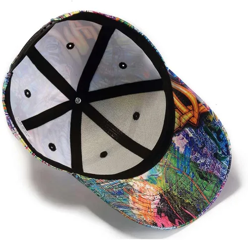 Miniatura 6 de Quanhaigou Gorra de béisbol estampada sombreros unisex con diseño de graffiti con Snapback y Snapback para el verano
