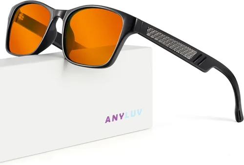 Miniatura 12 de ANYLUV Blue Light Blocking Glasses for Men Women Lightweight Computer Gaming Glasses Anti Eye Strain Rectangle Frame