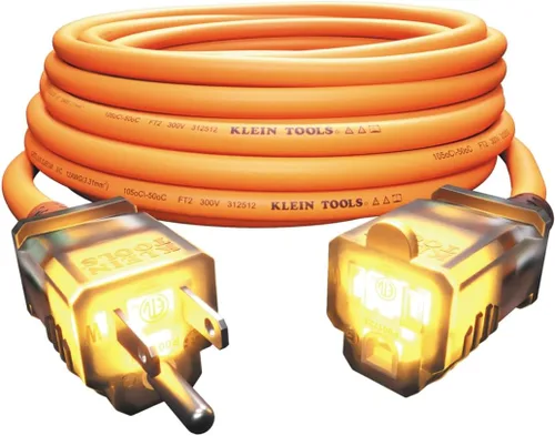 Miniatura 15 de Klein Tools 29601 Regleta magnética con protector de sobretensión, cable de extensión, 4 tomacorrientes, 3 puertos USB, cable de 5 pies, caja