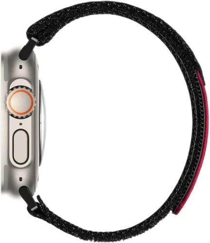 ULTIMAL Correa de 1.260 in de ancho compatible con Apple Watch de 1.929 in/1.772 in/1.732 in/1.654 in, correa deportiva de nailon ligera, diseño de