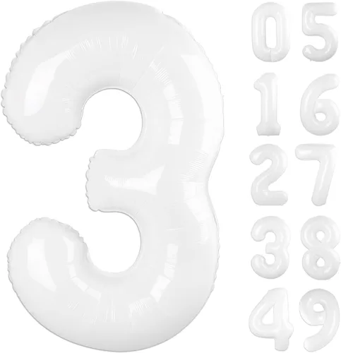 Miniatura 425 de Globo de cumpleaños número 4 dorado de 40 pulgadas, globos gigantes del número cuatro 14 24 34 40 44 2024, globos grandes de lámina de mylar para Oro