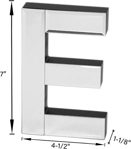 Miniatura 2 de COLLECTIVE HOME - Letra decorativa de madera y vidrio espejado de 7 pulgadas de alto, decoración de pared para el hogar, el dormitorio y la oficina.