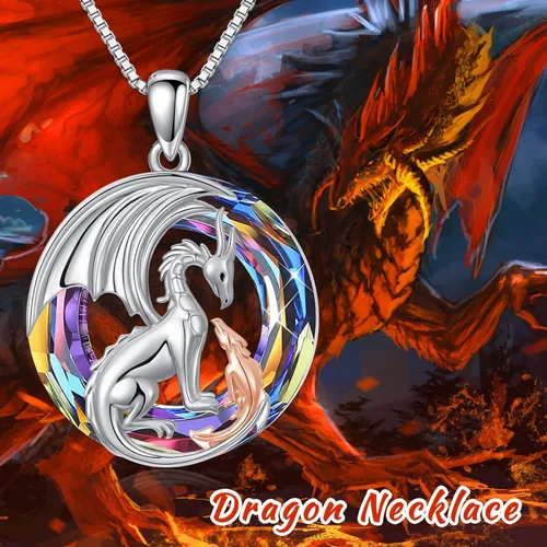 Miniatura 2 de MEIDERBO Regalos para el día de la madre, plata de ley 925, collares con colgante de animales para madre e hija, niño, mujeres, niñas, mamá
