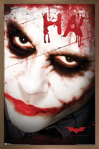 Miniatura 14 de Trends International DC Comics Movie - Póster de pared de The Dark Knight - The Joker Ha in Blood de 14.725 x 22.375 pulgadas, versión enmarcada