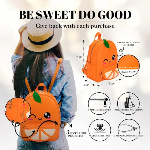 Miniatura 2 de Remember Like Yesterday - Mochila Kawaii, Naranja