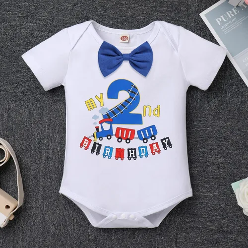 Miniatura 33 de ODASDO Conjunto de 3 piezas y 4 piezas de manga corta con tirantes y espalda en Y para bebé niño
