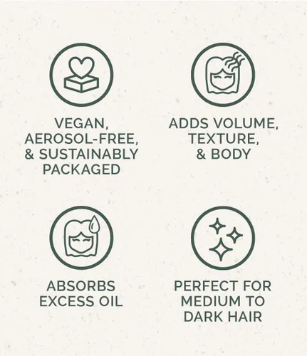 Miniatura 3 de Chagrin Valley Soap & Salve Champú seco en polvo, cabello oscuro, menta fresca, orgánico, natural, vegano, sin talco, absorbe aceite y agrega
