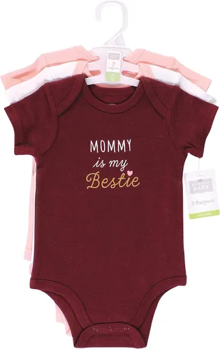 Miniatura 444 de Hudson Baby baby-girls Cotton Bodysuits 3-pack