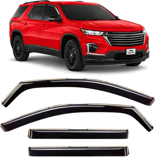 Miniatura 9 de Voron Glass Protectores de lluvia extra duraderos en canal para Chevrolet (Chevy) Trax 2014-2022/Buick Encore 2013-2022, deflectores de ventana