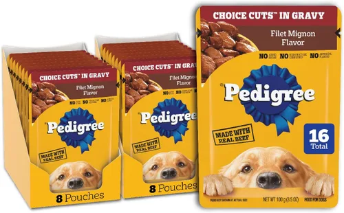 Miniatura 19 de Pedigree Choice Cuts in Gravy - Alimento húmedo para perros adultos, paquete variado de 30 unidades con sabor a carne, bolsas de 3.5 onzas