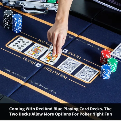 Miniatura 4 de Boyzhood Juego de fichas de póquer, 200 piezas con estuche de viaje de aluminio, juego de fichas de póquer de 0.41 oz para Texas Holdem, Blackjack