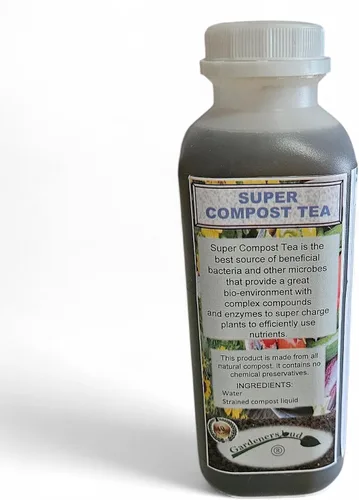 Super Compost Tea_P (16oz - 1 pinta) Natural y orgánico para fertilizante alimentario vegetal y eficiencia de crecimiento.