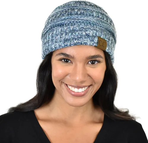 Miniatura 42 de C.C Trendy Warm Chunky Soft Stretch Cable Knit Beanie