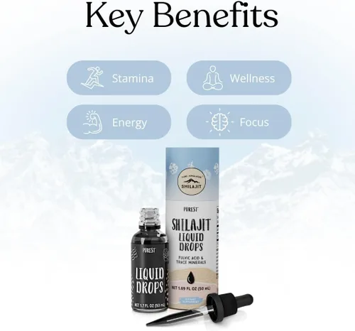 Miniatura 2 de Pure Himalayan Shilajit 100% puro Shilajit natural grado A potencia máxima 85+ oligominerales y ácido fúlvico Probado en laboratorio de terceros