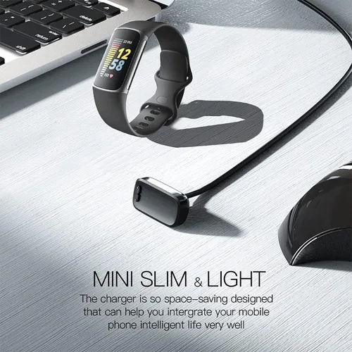Miniatura 2 de Cargador de reloj para Fitbit Charge 6/Charge 5, cable de carga Fitbit Luxe de repuesto, Fitbit Luxe Edición Especial Smartwatch Base de carga
